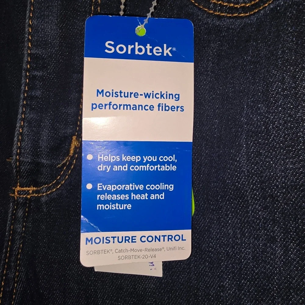 Eddie Bauer Slim Straight Jeans 0 Womens Dark Travex Sorbtek High Rise Curvy